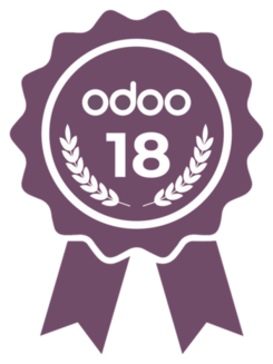 Odoo 18 certificate badge